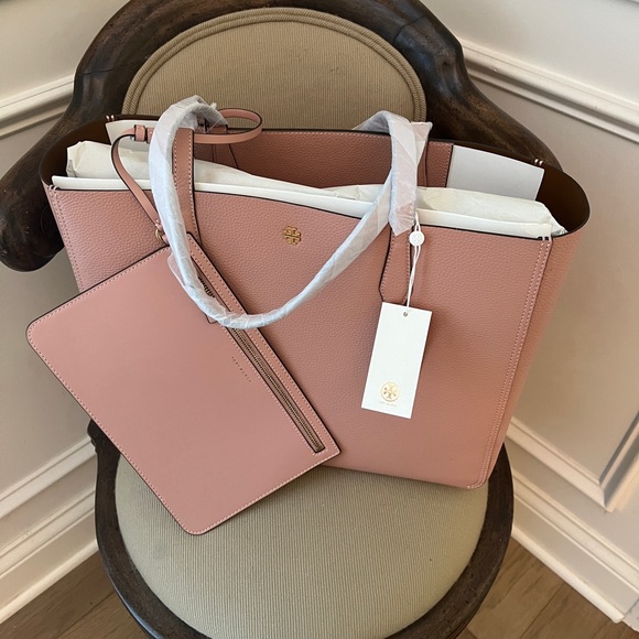 Tory Burch Handbags - Tory Burch Blake Tote Pink Moon NWT